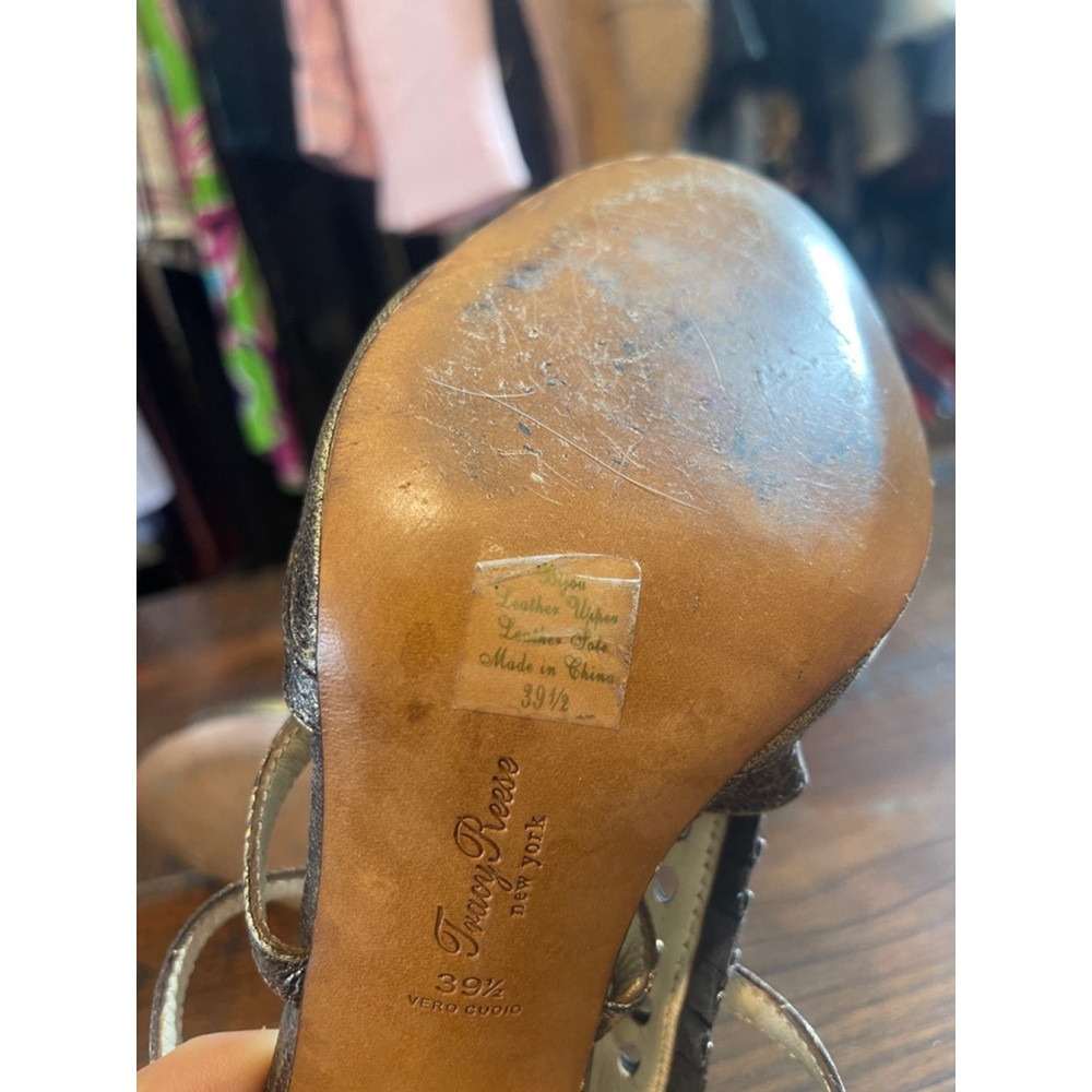 Tracy Reese New York Heels Leather Size 39.5 - Picture 4 of 15